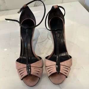 DKNY Pink and Black Women's Heels